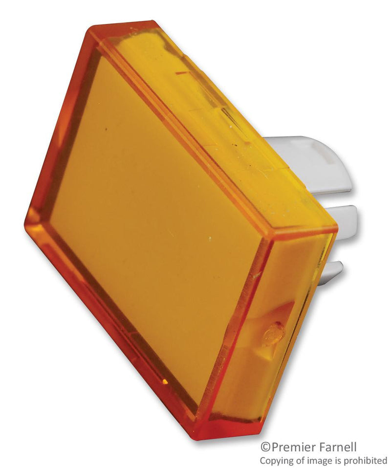 EAO 51-903.4 LENS, RECTANGULAR, YELLOW