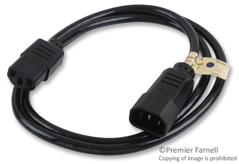 TRIPP-LITE P004-004 POWER CORD, IEC 320 C14/C13, 4FT, 10A