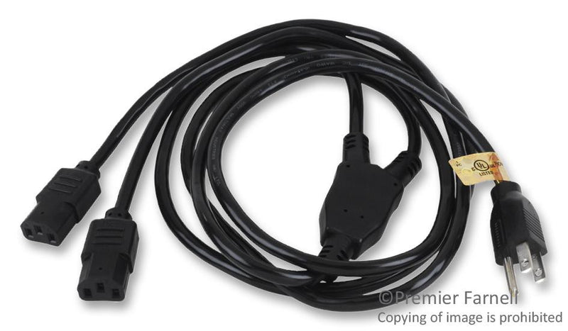 TRIPP-LITE P006-006-2 POWER CORD, NEMA 5-15P-IEC 320 C13, 6FT