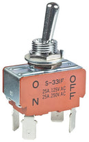 NKK SWITCHES S331F SWITCH, TOGGLE, DPST, 25A, 250VAC