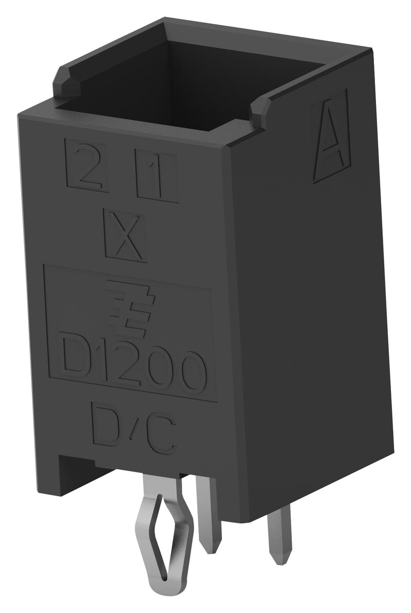 TE Connectivity 1-1871468-2 Pin Header Wire-to-Board 2.5 mm 1 Rows 2 Contacts Through Hole Straight Dynamic D-1200S