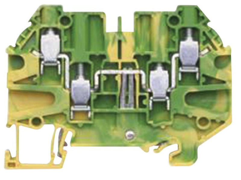 WIELAND ELECTRIC 58.504.9155.0 TERMINAL BLOCK, DIN, 4 POSITION, 26-10AWG