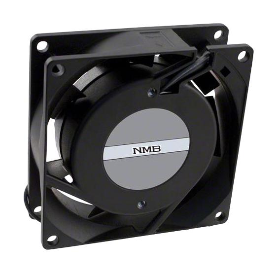 NMB Technologies 08025MB-A1L-AA-00 AC Axial Fan Square 80 mm 25 Ball Bearing 20.1 CFM