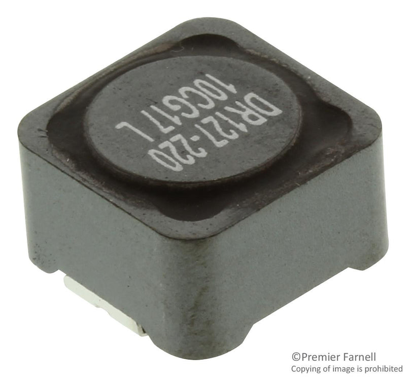 EATON COILTRONICS DR127-220-R INDUCTOR, SHIELDED, 22UH, 7.57A, SMD