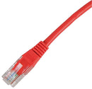 Connectix Cabling Systems 003-3NB4-010-05B Ethernet Cable Cat5e 1 m 3.28 ft RJ45 Plug to Red