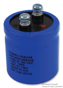 CORNELL DUBILIER 500C402T100BA2B ALUMINUM ELECTROLYTIC CAPACITOR, 4000UF, 100V, +50%/-10% SCREW