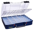 Raaco 145602 Storage Box Transparent Blue PC PP General Purpose 330 mm x 413 82 Carrylite Series