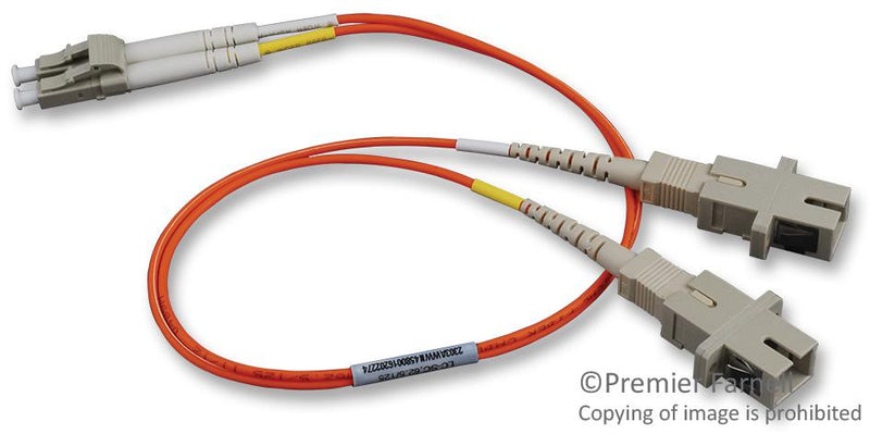 TRIPP-LITE N458-001-62 N/W CABLE, LC-SC, 1FT, ORANGE