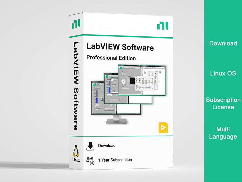 NI 788371-35 Test Software Labview Professional Download Multi Language 1 Year Subscription