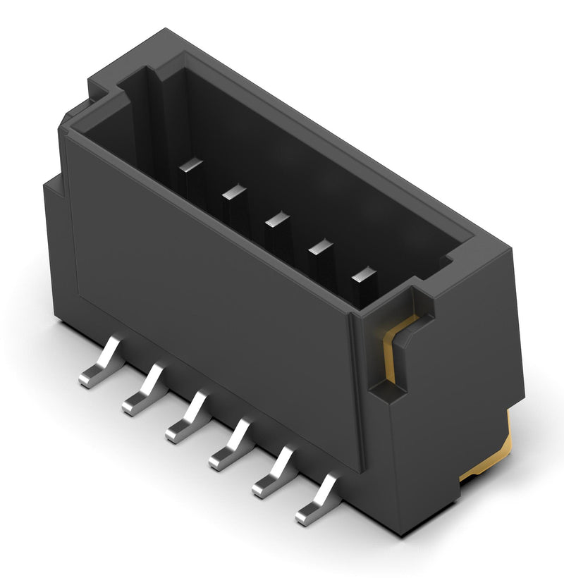 TE Connectivity 2367197-6 Pin Header Wire-to-Board 1 mm Rows 6 Contacts Surface Mount Straight