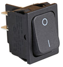 Marquardt 1832.3312 1832.3312 Rocker Switch Off-On Dpst Non Illuminated Panel Mount Black 1830