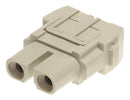 Harting 09140022702 Heavy Duty Connector Insert Han-Modular Series 2 Contacts Receptacle Screw Socket 40 A