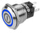 EAO 82-5151.1123.B001 Vandal Resistant Switch Engraved On / Off Series 82 19 mm Spdt Momentary Round Flush