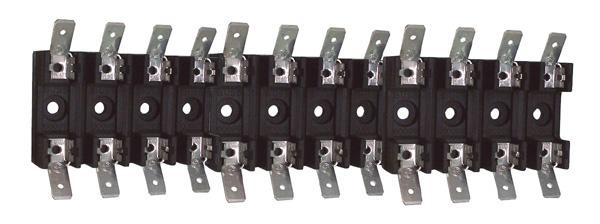 Eaton Electronics BK/S-8301-1-R BK/S-8301-1-R Fuse Block 6.3 X 32MM Bolt IN Mount