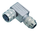 Binder 99-5630-75-12 Circular Connector 423 Series Right Angle Cable Receptacle 12 Contacts Solder Socket Threaded