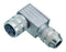 Binder 99-5630-75-12 Circular Connector 423 Series Right Angle Cable Receptacle 12 Contacts Solder Socket Threaded