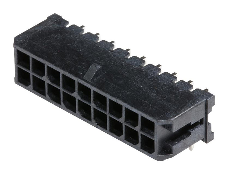 Molex 43045-1802 Wire-To-Board Connector 3 mm 18 Contacts Header Micro-Fit 3.0 43045 Series Through Hole