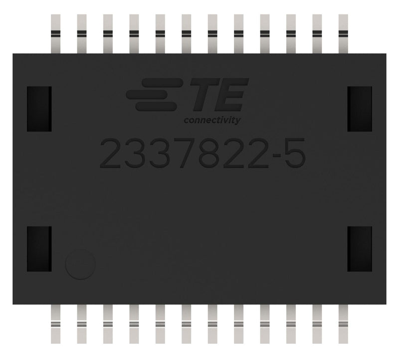 TE Connectivity 2337822-5 2337822-5 Transformer LAN Modular Jack Filter 1 Port 10/100/1000 Base-T PoE -40&Acirc;&deg;C to 105&Acirc;&deg;C SMT