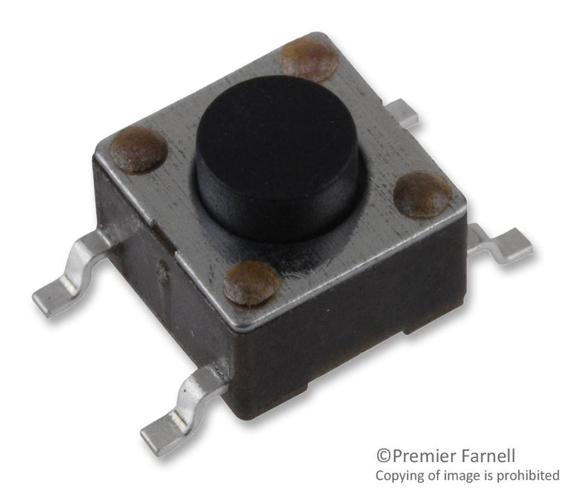 ALCOSWITCH - TE CONNECTIVITY FSM4JSMATR SWITCH, TACTILE SPST 50mA, SMD OUTSIDE L