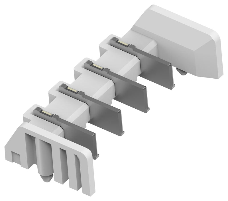 Buchanan - TE Connectivity 2318770-4 Terminal Block Poke-In Header 5 mm 4 Ways A 250 V Surface Mount Right Angle