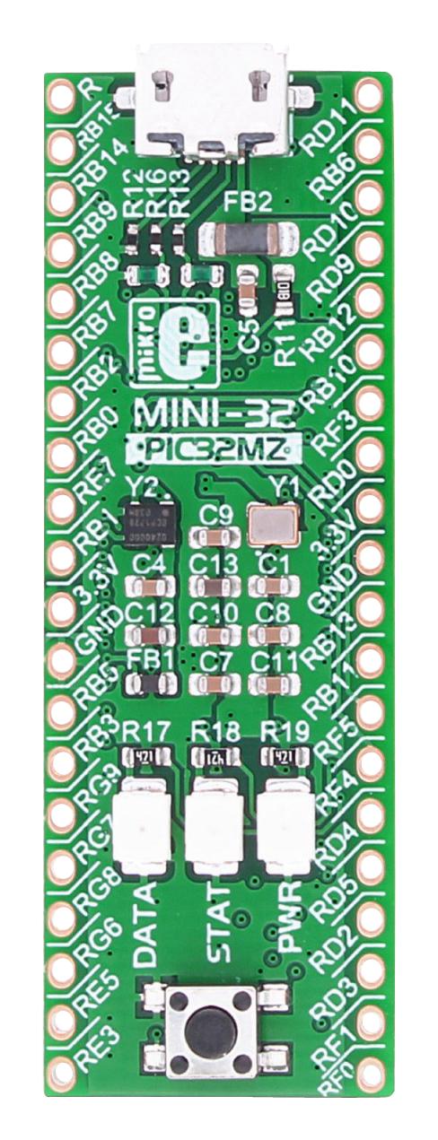 Mikroelektronika MIKROE-2802 Development Board PIC32MZ MCU 1MB Live-Update Flash DIP-40