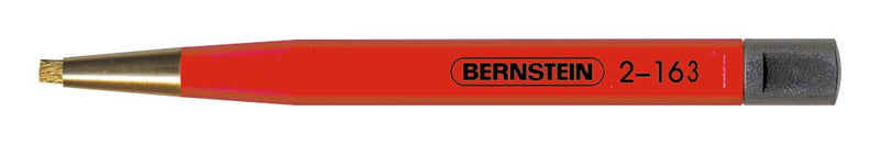 Bernstein Werkzeugfabrik 2-163 Cleaning Brush Brass Wire 4 mm Diameter Plastic Handle 120 Overall Length