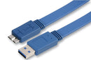 PRO Signal PSG90491 USB Cable Type A Plug to Micro B 1 m 3.28 ft 3.0 Blue