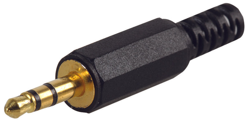 PRO Signal PSG08674 PSG08674 Phone Audio Connector 3 Contacts Plug 3.5 mm Cable Mount Gold Plated