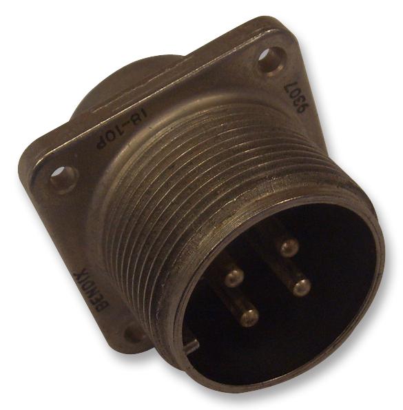 Amphenol ACC02E28-3S Circular Connector AC Series Box Mount Receptacle 3 Contacts Crimp Socket Threaded 28-3