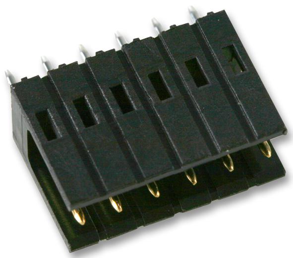 AMP - TE Connectivity 826467-5 Pin Header Wire-to-Board 2.54 mm 1 Rows 5 Contacts Through Hole