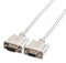 Roline 11.01.6218 Computer Cable D Subminiature Plug 9 Way Socket 5.9 ft 1.8 m Beige