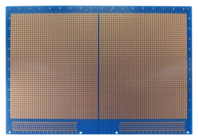 Multicomp PRO MP005892 MP005892 Eurocard PCB Board 233.4 mm x 160 Epoxy Glass Composite Hole Dia 1.02