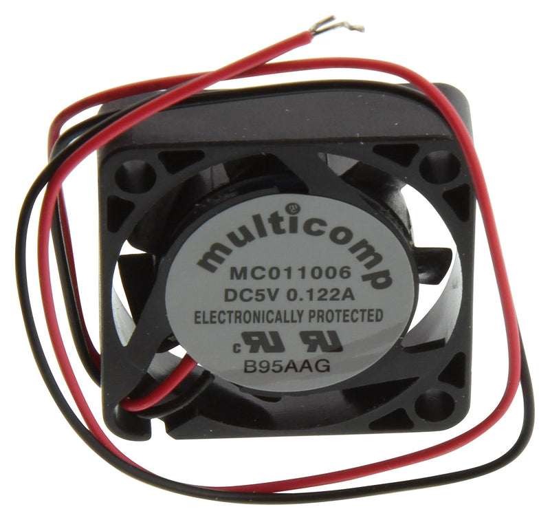 Multicomp MC011006 Axial FAN 25MM 5VDC 3CFM 24.8DBA