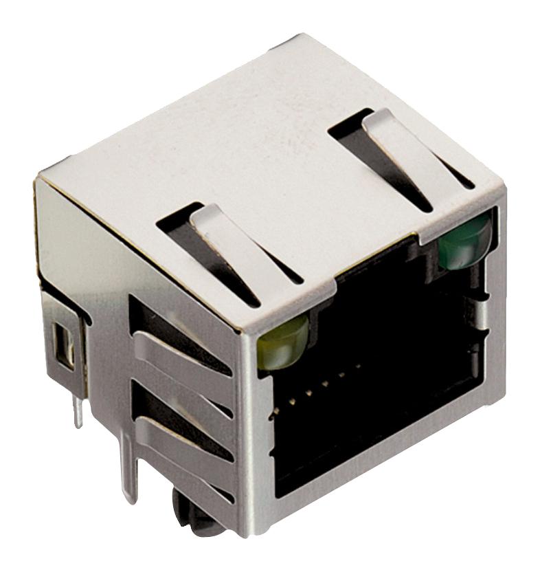 Wurth Elektronik 615108137421R 615108137421R Modular Connector RJ45 Jack 1 x (Port) 8P8C Cat3 Through Hole Mount New