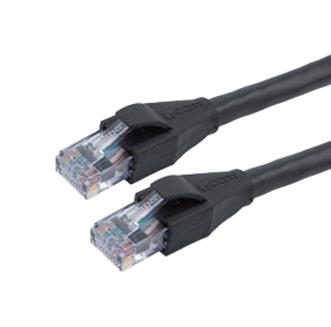 L-COM TRD524O-BLK-25F Enet Cord CAT5E RJ45 PLUG-PLUG 25 New