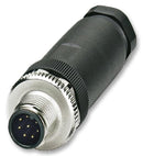 Phoenix Contact SACC-M12MS-8CON-PG9-M SACC-M12MS-8CON-PG9-M Sensor Connector M12 Male 8 Positions Crimp Pin Straight Cable Mount