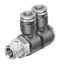 Festo QSLV2-1/8-8 Pneumatic Fitting Multiple Distributor R1/8 14 bar 8 mm PBT (Polybutylene Terephthalate)