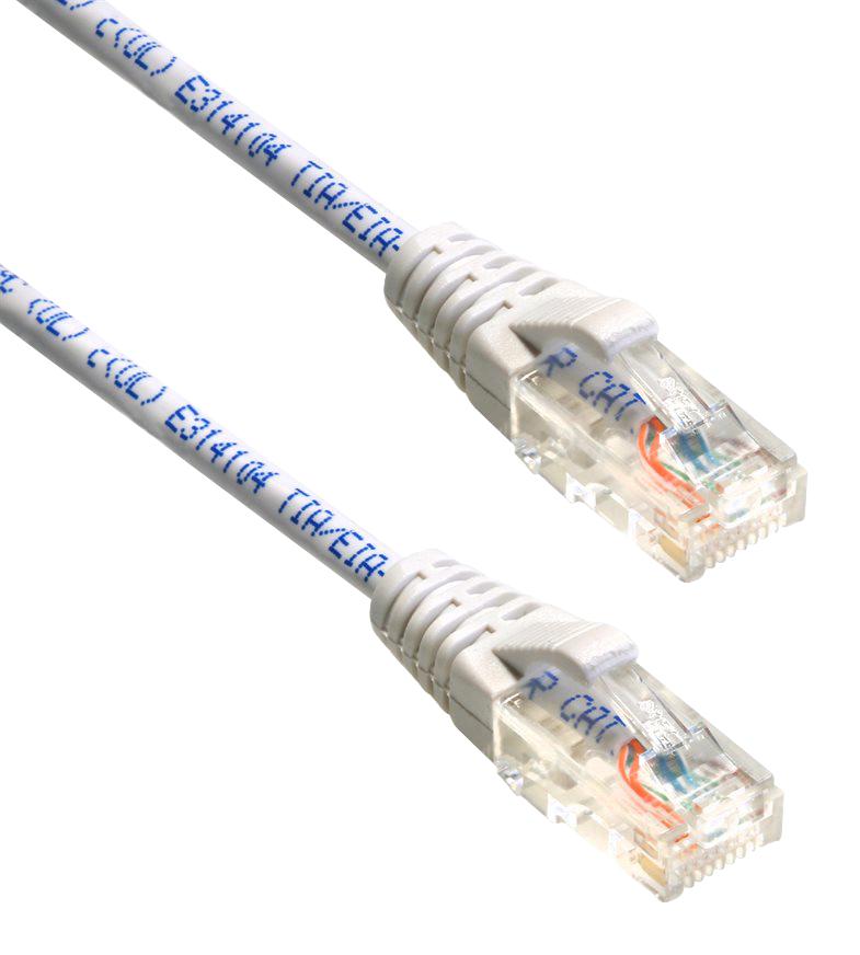 Amphenol Cables ON Demand MP-64RJ4528GW-010 MP-64RJ4528GW-010 Enet Cable CAT6 RJ45 PLUG-PLUG 10FT New