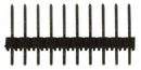 Molex 90120-0129 90120-0129 Pin Header Signal 2.54 mm 1 Rows 9 Contacts Through Hole Straight C-Grid III 90120