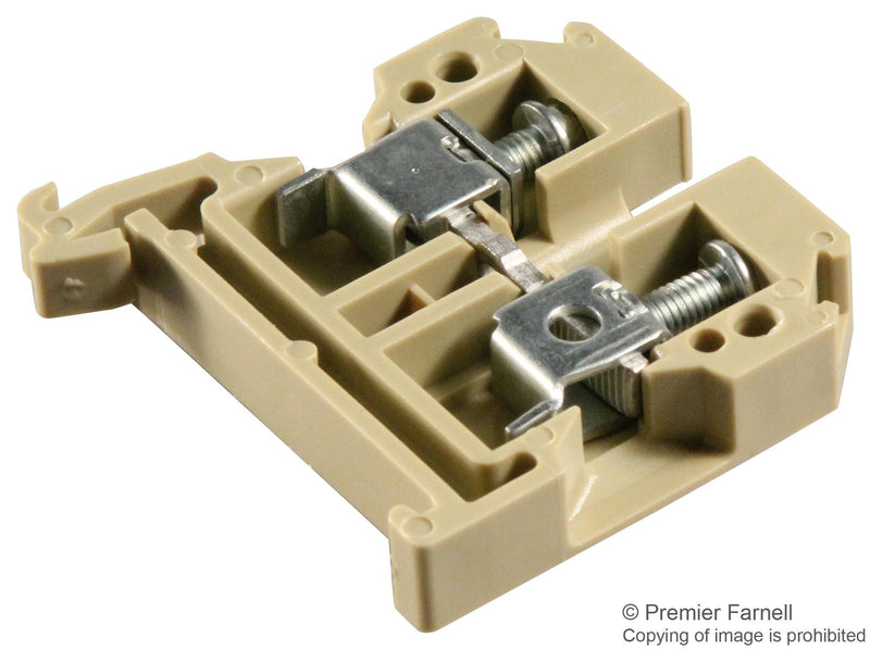 Weidmuller 038056 SAK6/35 038056 SAK6/35 DIN Rail Mount Terminal Block 2 Ways 22 AWG 8 6 mm&Acirc;&sup2; Screw 30 A