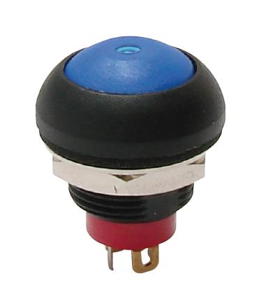 E-SWITCH RP8100B2W1CEBLKREDRED RP8100B2W1CEBLKREDRED Push Button Switch Spst 0.125A 125VAC New