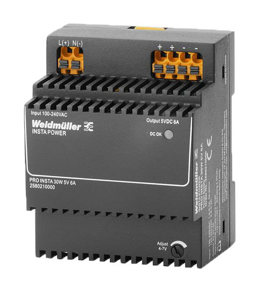 Weidmuller 2580210000 Power Supply AC-DC 5V 6A