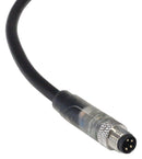 Bulgin Limited PXPPNP08FIM04ACL015PVC. Sensor Cord 4P M8 PLUG-FREE END 4.9FT