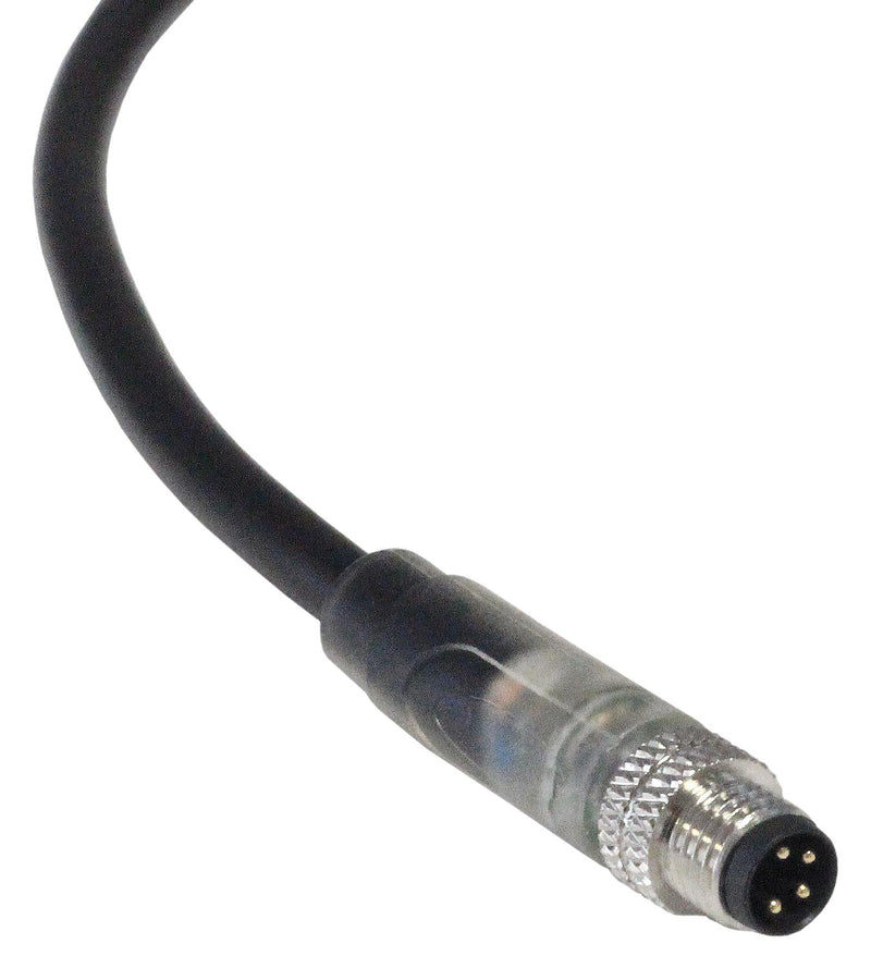 Bulgin Limited PXPPNP08FIM04ACL050PVC. Sensor Cord 4P M8 PLUG-FREE END 16.4FT