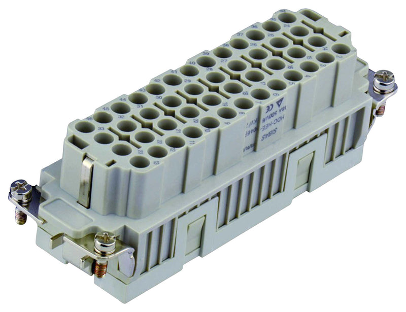 TE Connectivity T2050462201-000 Heavy Duty Connector Insert HE Series 46 Contacts 24B Receptacle