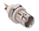 MULTICOMP 13-28 RF / Coaxial Connector, BNC Coaxial, Straight Bulkhead Jack, Solder, 50 ohm, Brass