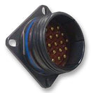 Amphenol LTD D38999/20ZJ35BN D38999/20ZJ35BN Circular Connector MIL-DTL-38999 Series III Wall Mount Receptacle 128 Contacts