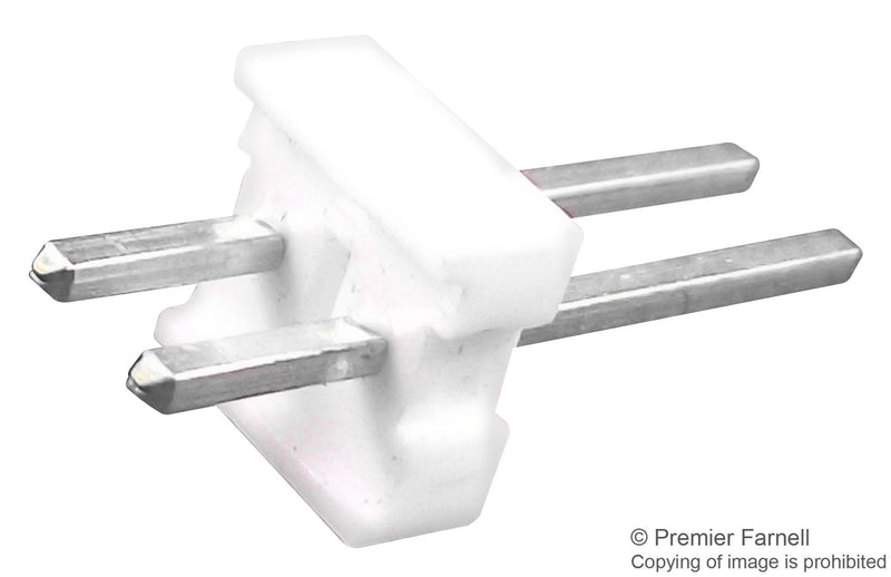 AMP - TE CONNECTIVITY 640452-2 Board-To-Board Connector, Vertical, 2.54 mm, 2 Contacts, Header, MTA-100 Series, Through Hole