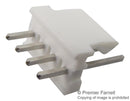 AMP - TE CONNECTIVITY 640456-4 Wire-To-Board Connector, Vertical, 2.54 mm, 4 Contacts, Header, MTA-100 Series, Through Hole