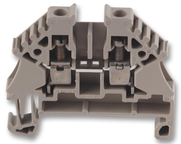 Weidmuller WDU 4N BLUE WDU BLUE DIN Rail Mount Terminal Block 2 Ways 28 AWG 10 6 mm&Acirc;&sup2; Screw 32 A